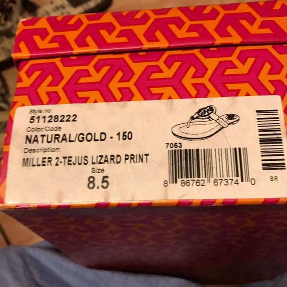 New Snakeskin Tory Burch sandals - Picture 5 of 5